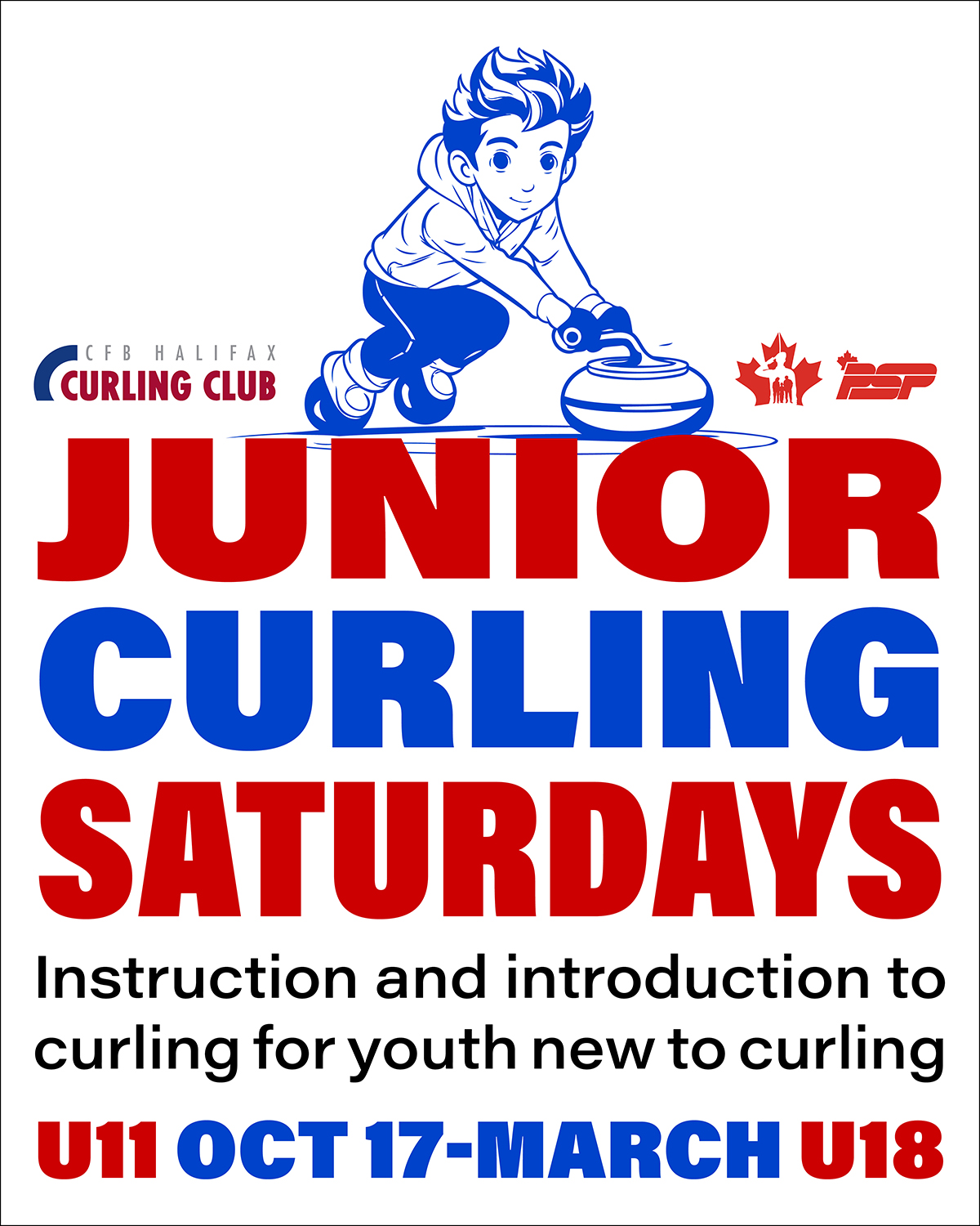 CFB Halifax Curling Club Junior saturdays 2026